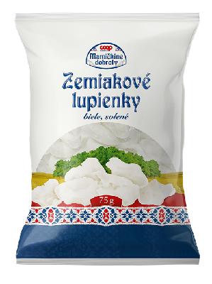 COOP Lupienky zemiakové biele solené 75g  MD